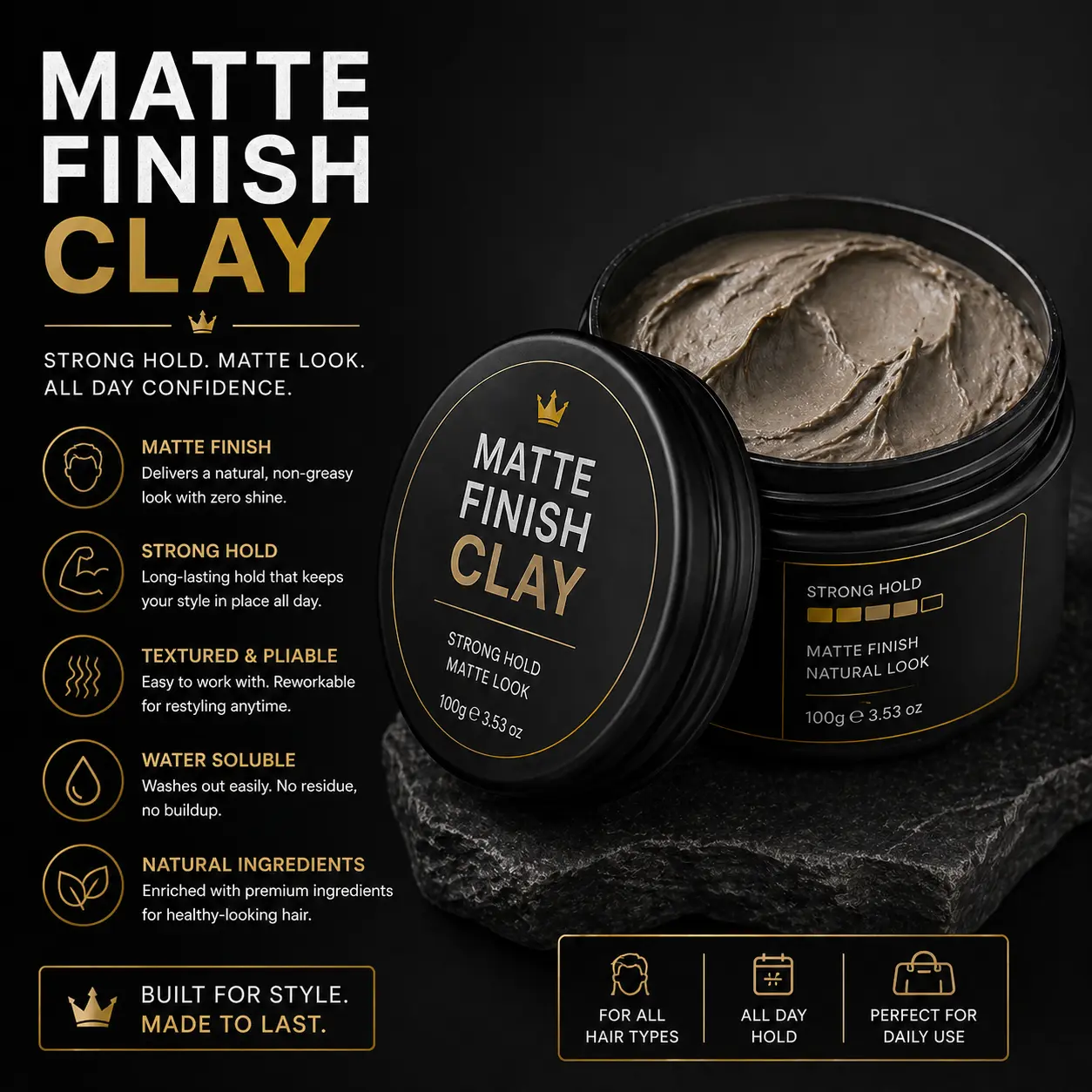 Matte Finish Clay